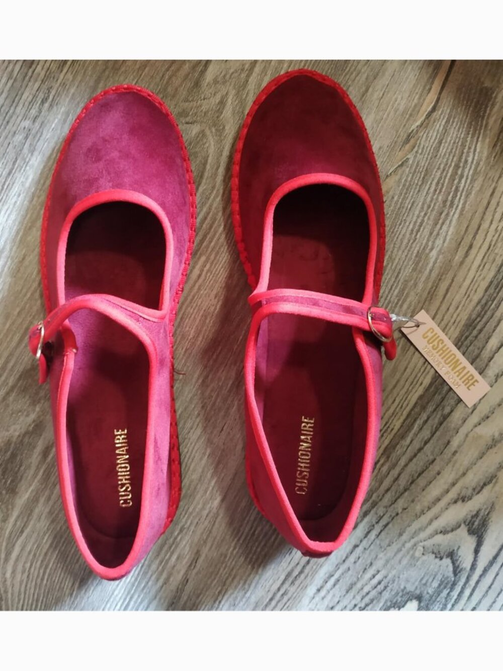 Mary Jane Flats with Adjustable Buckles and Memory Foam Insoles